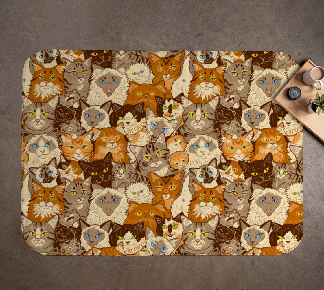 Clutter of Cats Minky Blanket Medium