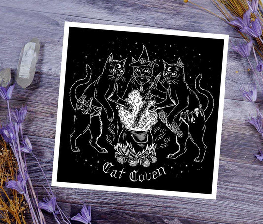 Cat Coven - Art Print