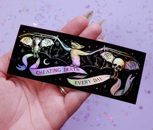 Cheating Death - Holographic Sticker