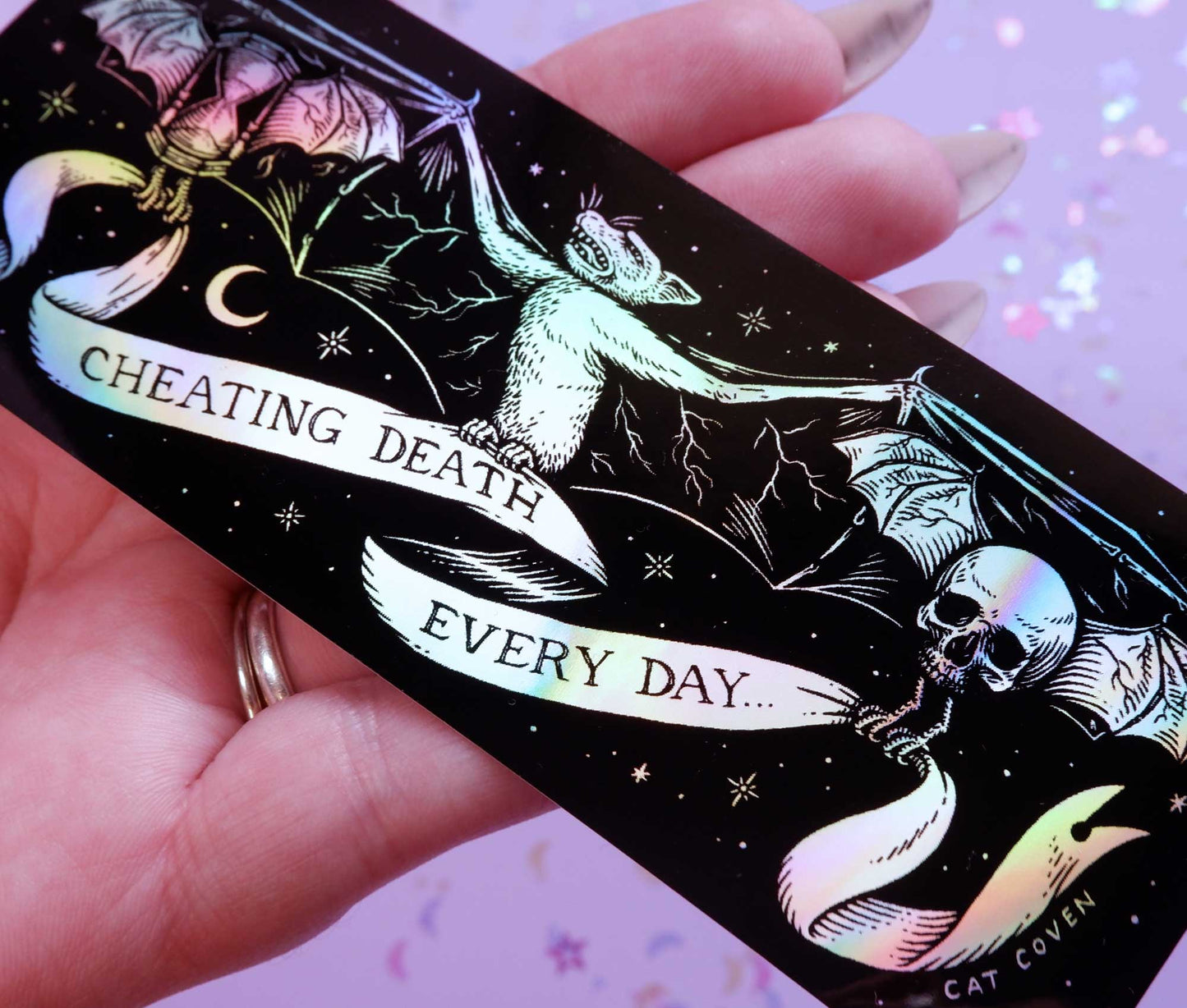 Cheating Death - Holographic Sticker