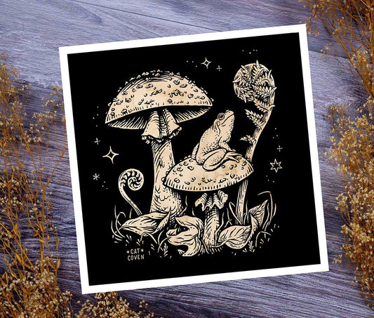 Enchanted Forest: Frog - Art Print