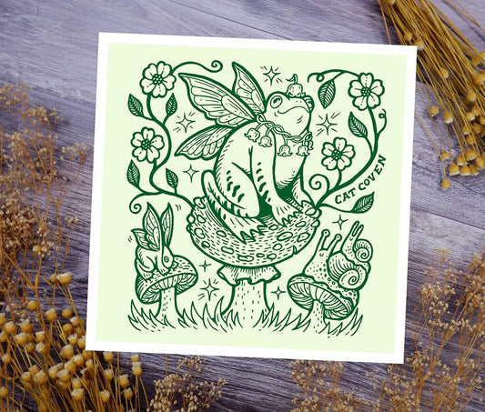 Fairy Frog - Art Print