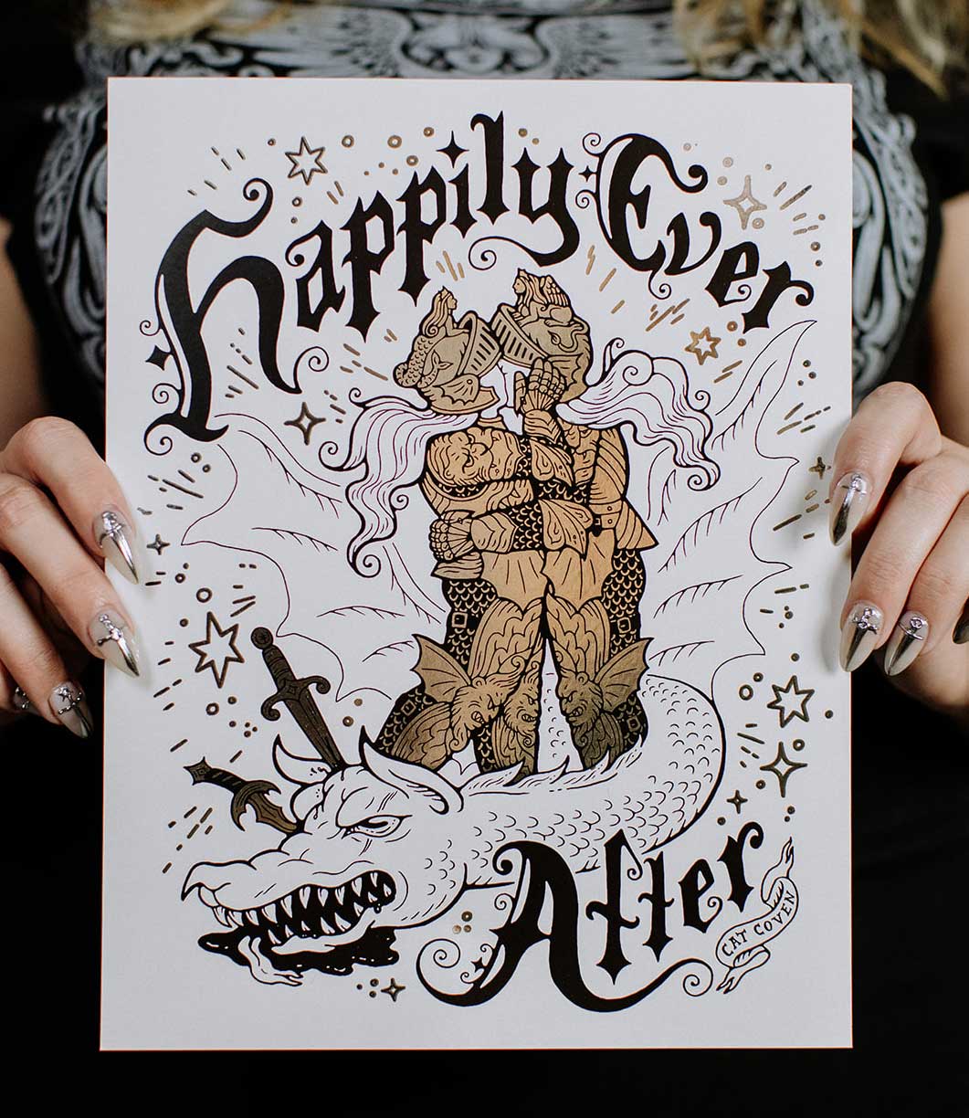 Happily Ever After - ✧Silver Foil✧ Art Print