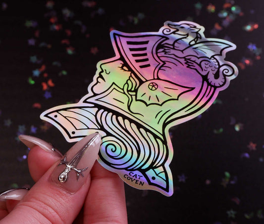 Lady Knight - Holographic Sticker