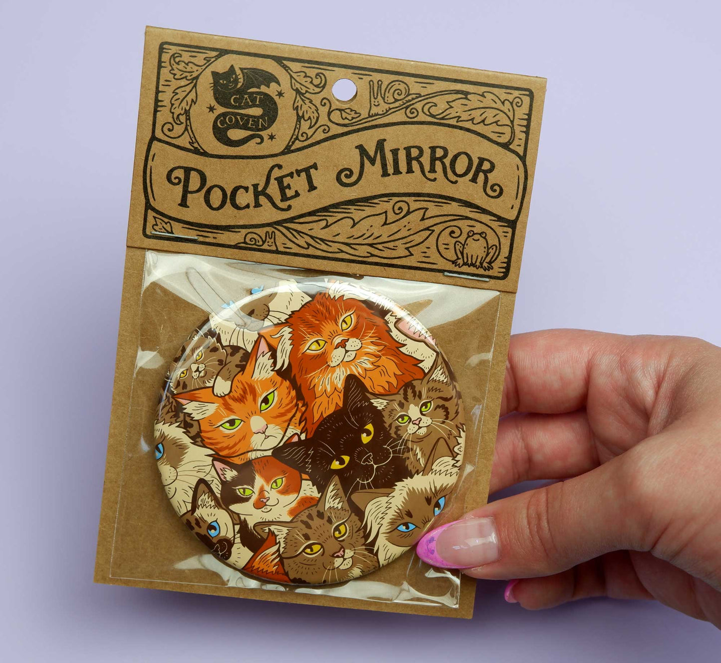 Witchy Worm - Pocket Mirror