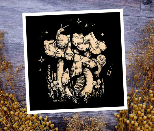 Enchanted Forest: Snails - Art Print