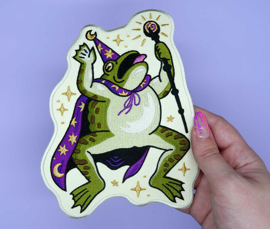 Toad Wizard - Embroidered Patch